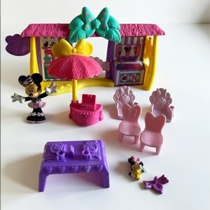 Disney Minnie Playset Gift for Kids Toy Lot With Accessories